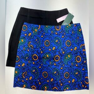 Women’s Solid& Paisley Mini Skirts (Set of 2), Size 00, Wild Fable, J. Crew